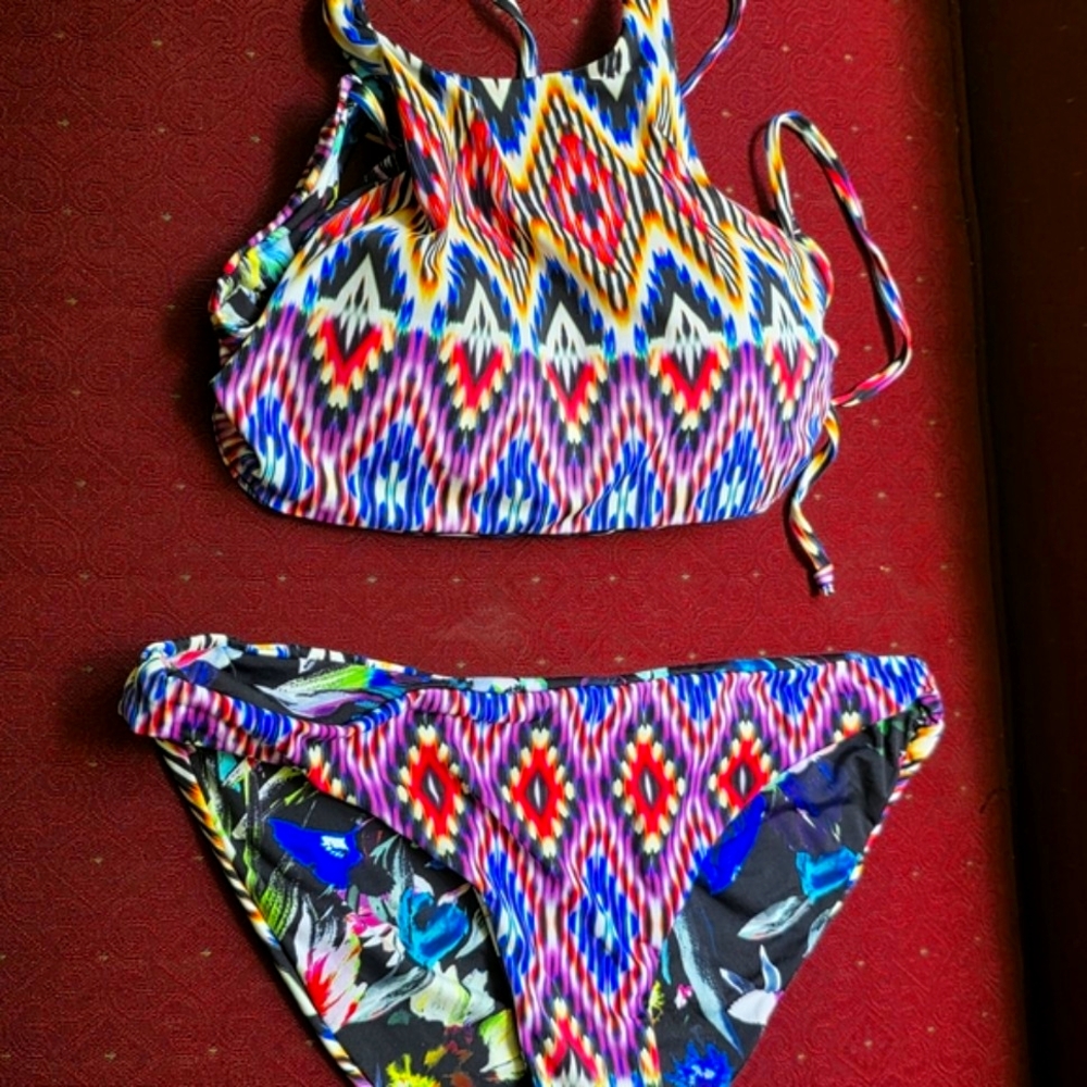 Tinibikini Multicolor Patterned Bikini - image 3